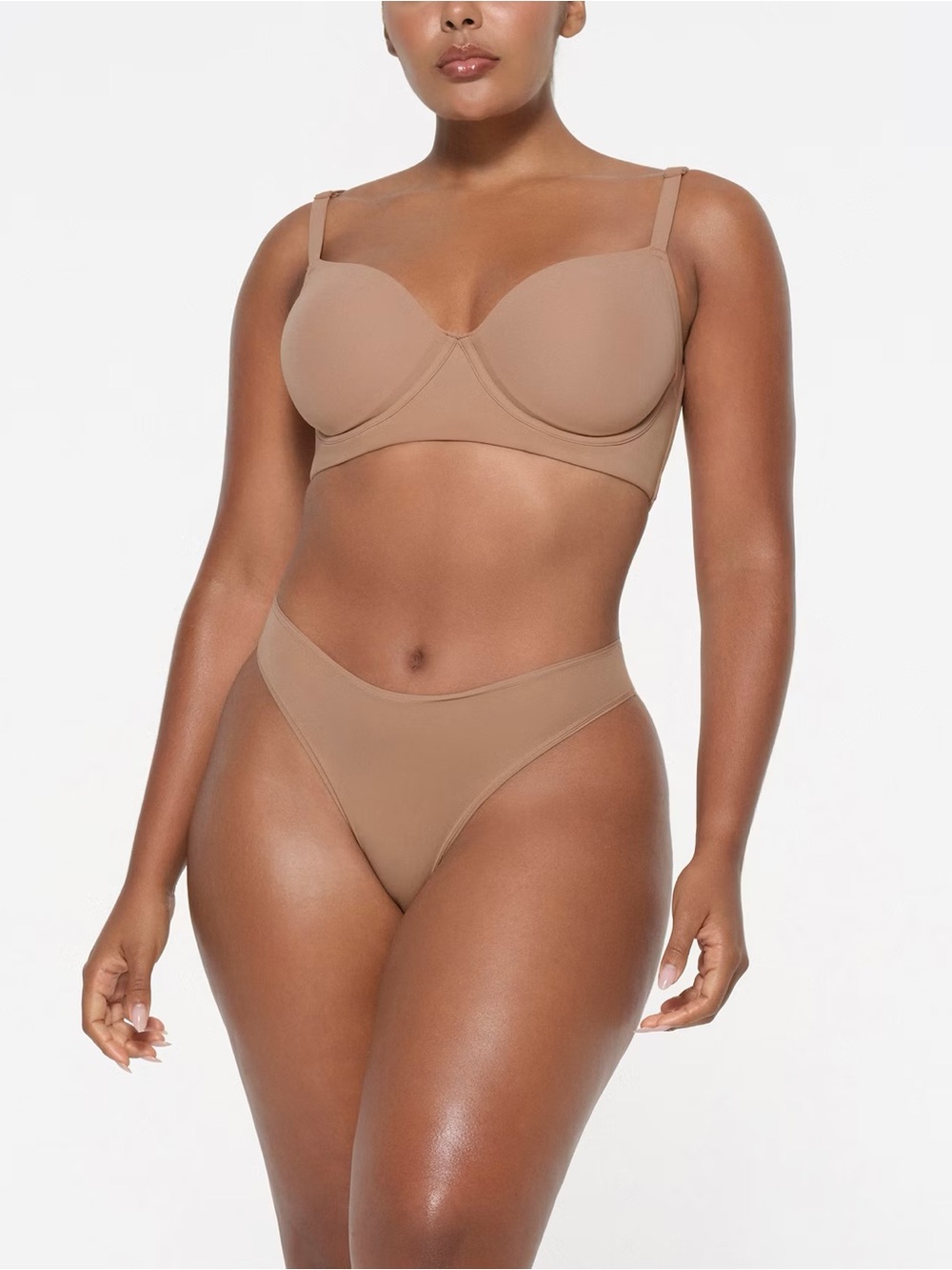 SKIMS fits everybody Full Coverage Back Smoother Bra - Clay Neutral 42B